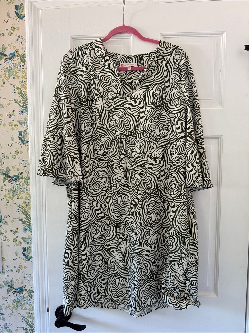 Jude Connally Kerry Dress Hidden Tiger Cream XXL